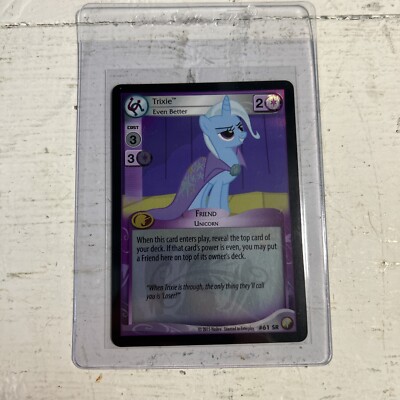 Trixie Even Better Equestrian Odysseys Sr #61. LP CCG My Little Pony. 2015 Holo