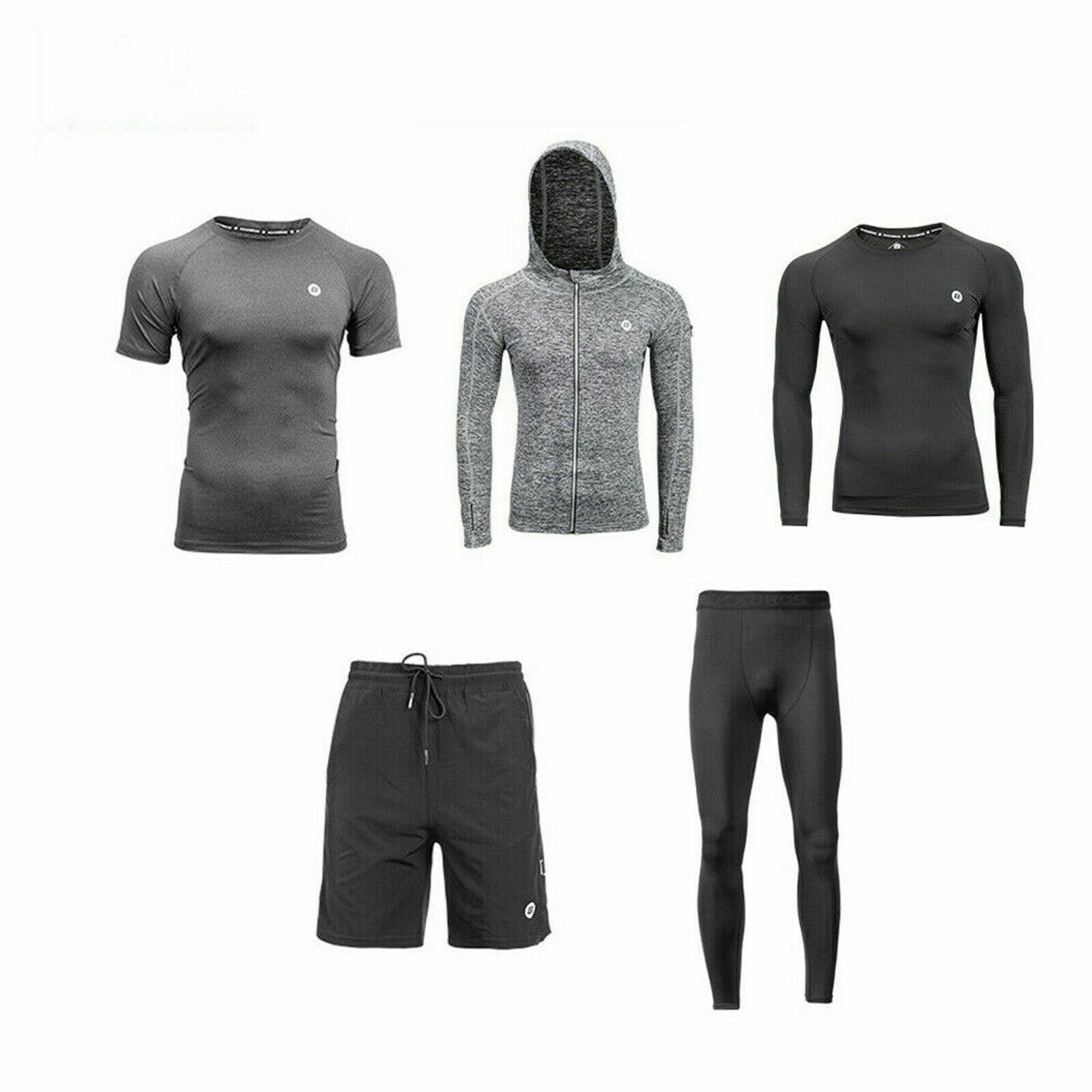 ROCKBROS 5pcs Herren Sportbekleidung Set Gym Fitness Bekleidung für männer DHL