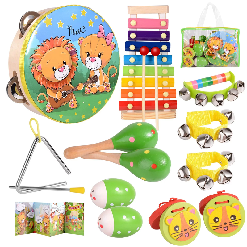 Baby Music Toys Child Educational Wooden Musical Instruments f...
