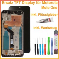 Display für Motorola Moto One XT1941 LCD Bildschirm auf Rahmen Inkl. Werkzeug