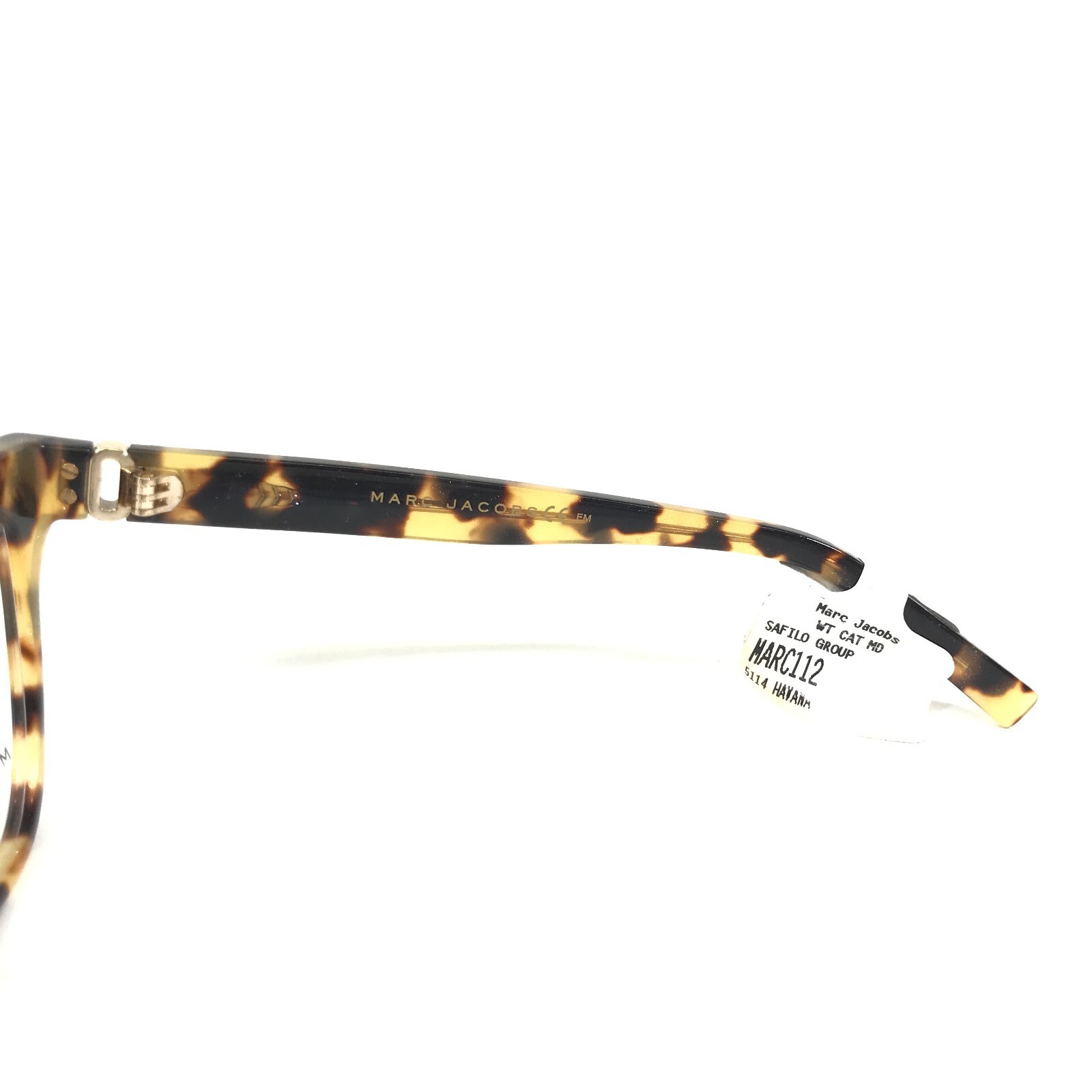 Marc Jacobs Eyeglasses Frames 112 O2V Tortoise Cat Eye Full Rim 51-14-135