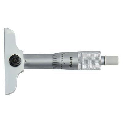 Mitutoyo 128-105 128 Series 0 to 1'' SAE Mechanical Depth Micrometer