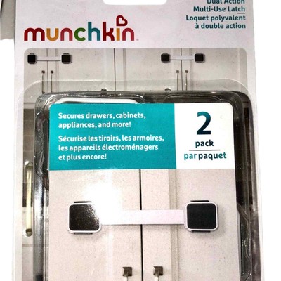 Lot of 6 Munchkin XtraGuard Dual Action Multi-Use Drawer Door Latch 2 Pack NWOT