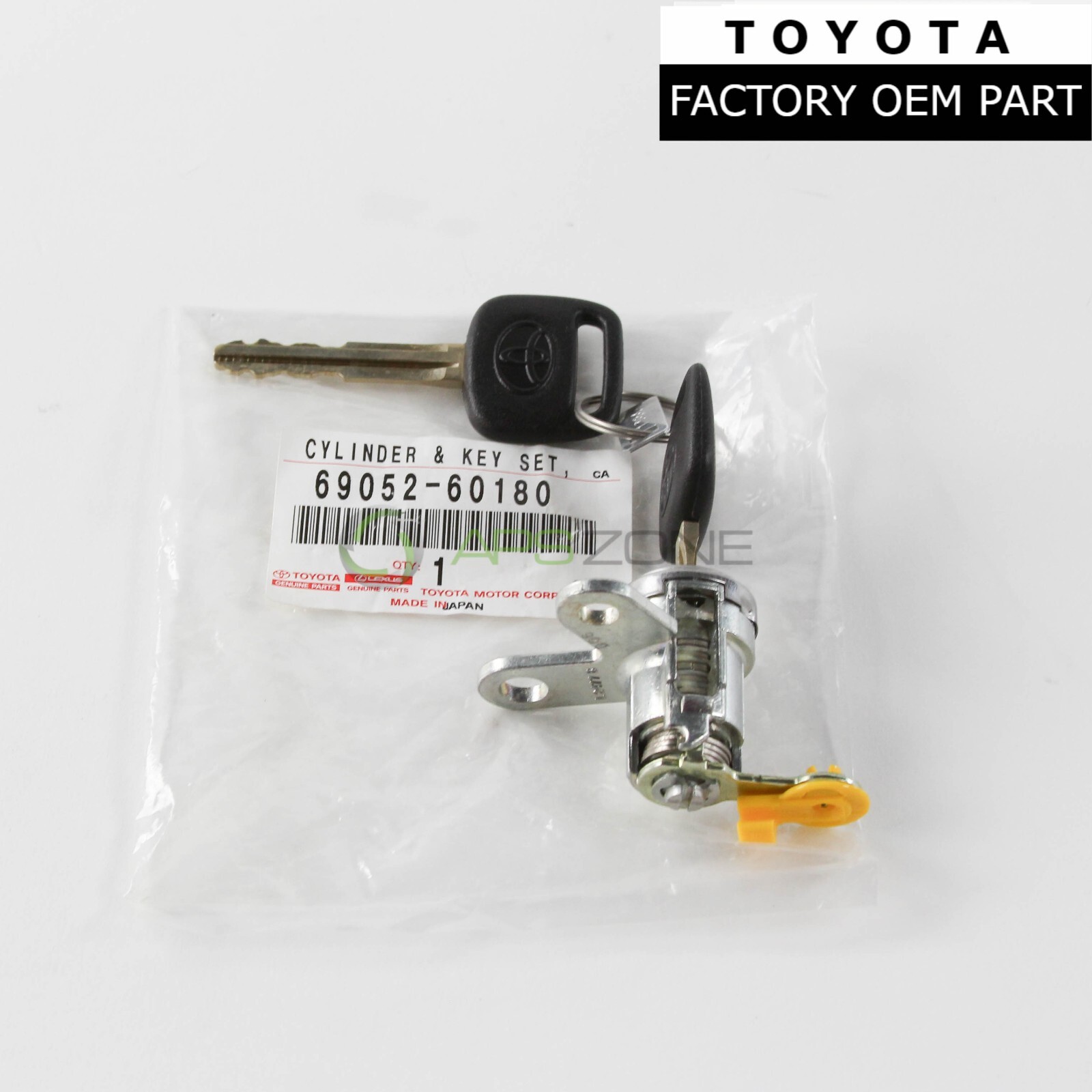 GENUINE TOYOTA LAND CRUISER 1998-2002 CYLINDER & KEY SET