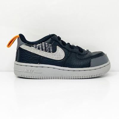 

Nike Boys Air Force 1 LV8 2 CK0830-001 Черная повседневная обувь Кроссовки Размер 8C, Черный, Air Force 1 LV8 2