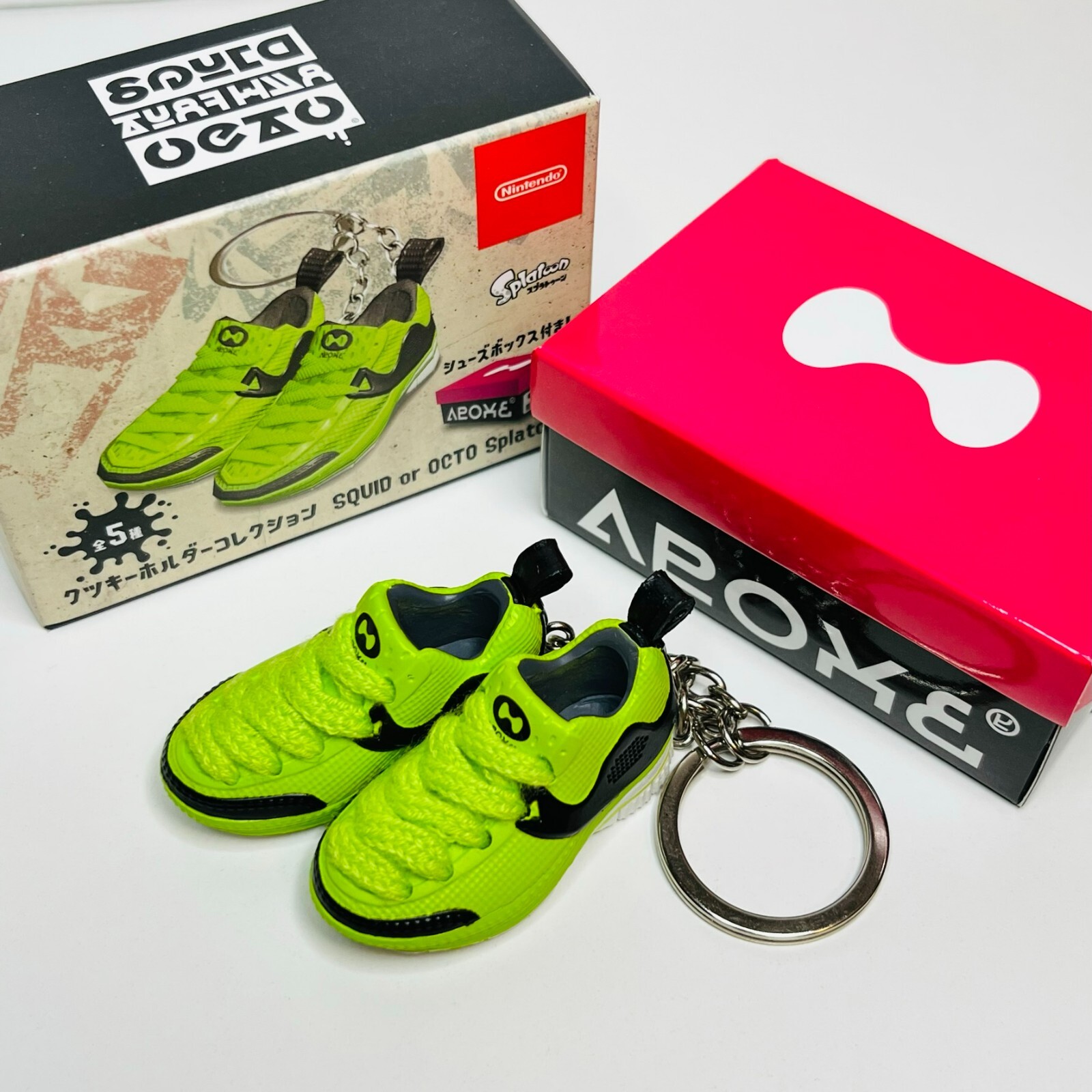 Splatoon figure Keychain shoes Green Sneakers Nintendo Tokyo Splatoon figure Keychain shoes Green Sneakers Nintendo Tokyo