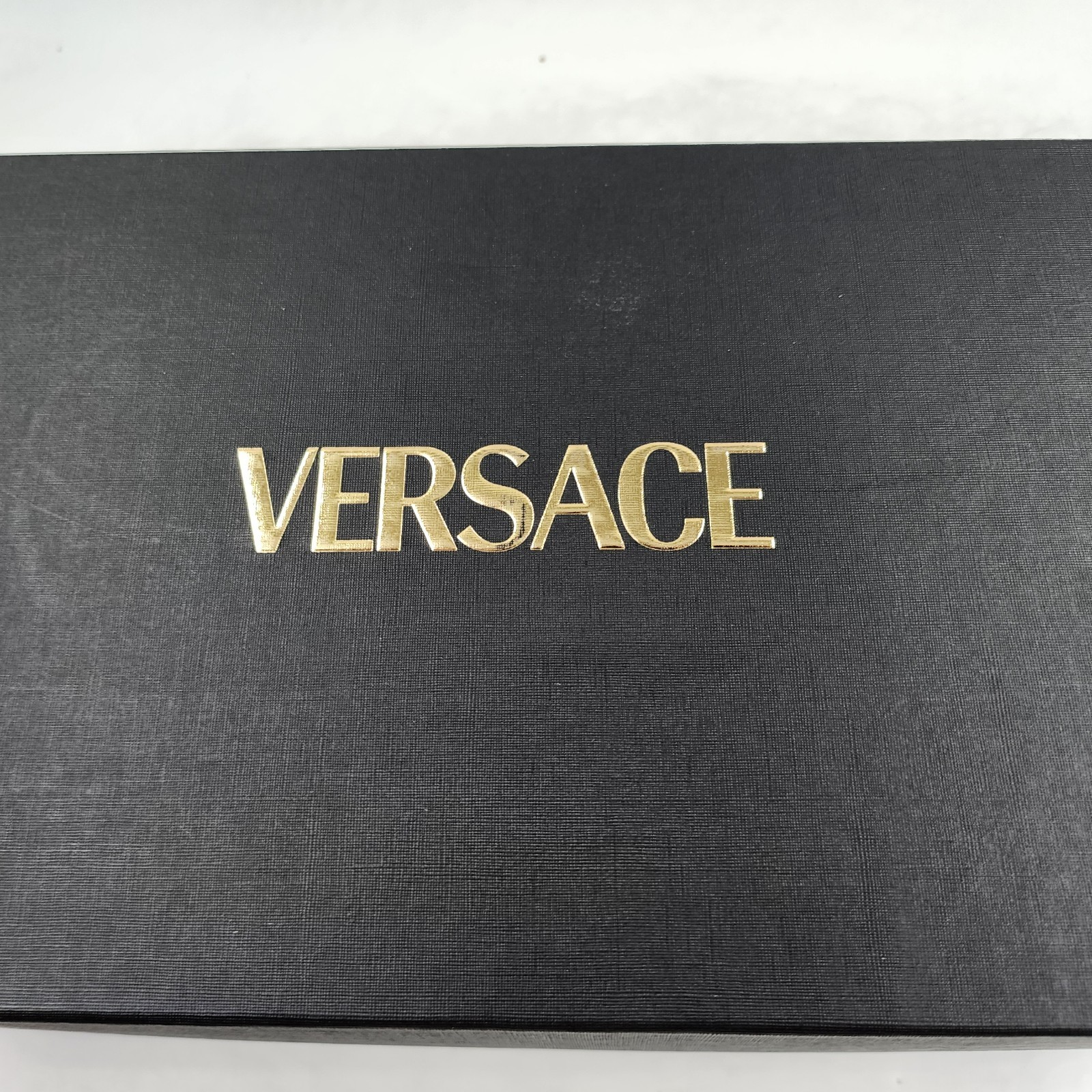 Versace Medusa Penny Loafers Men's 42.5/9.5US Blue Stitched Moc Toe Slip On - Picture 21 of 24