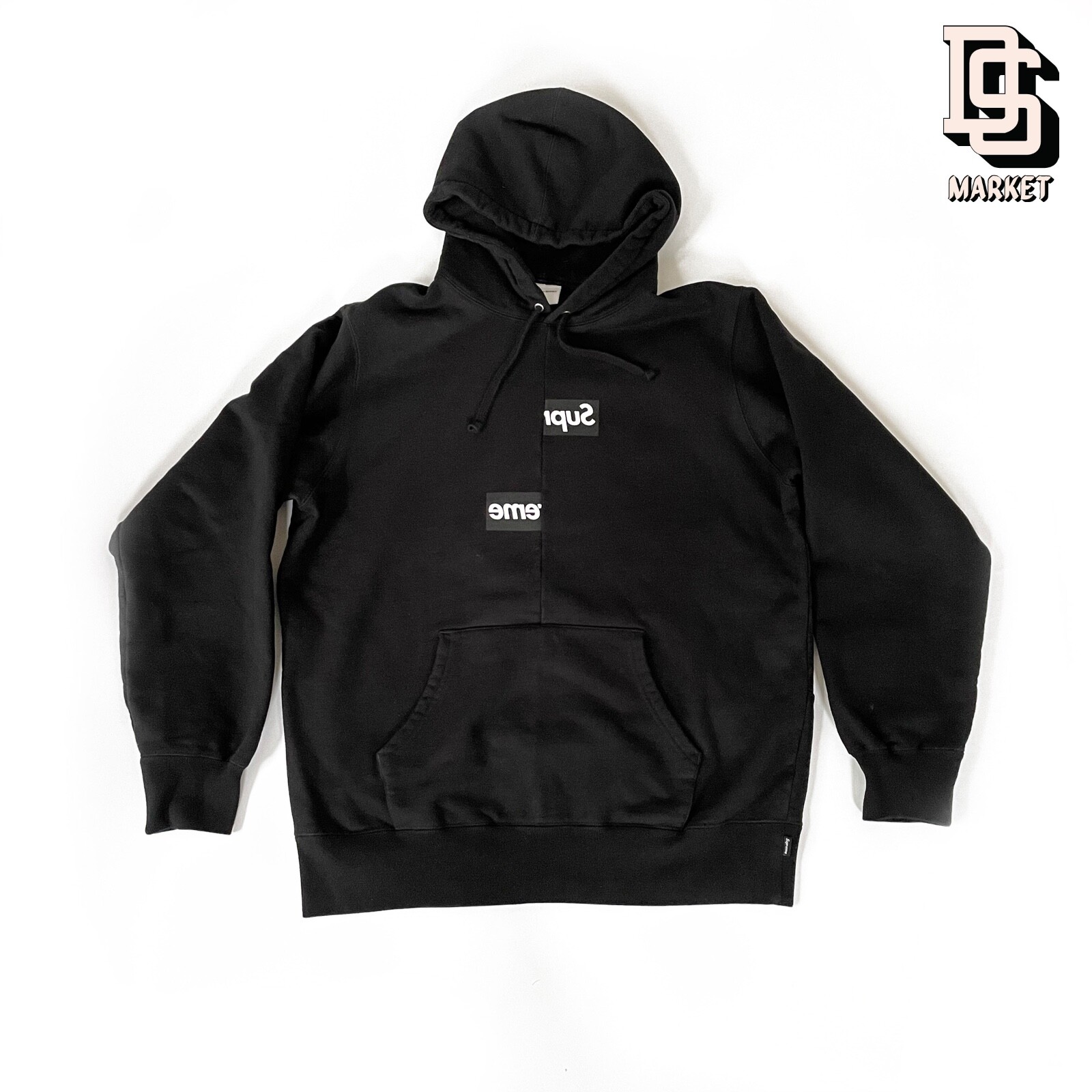 SUPREME COMME DES GARCONS SHIRT CDG SPLIT BOX LOGO HOODIE F SUPREME COMME DES GARCONS SHIRT CDG SPLIT BOX LOGO HOODIE F