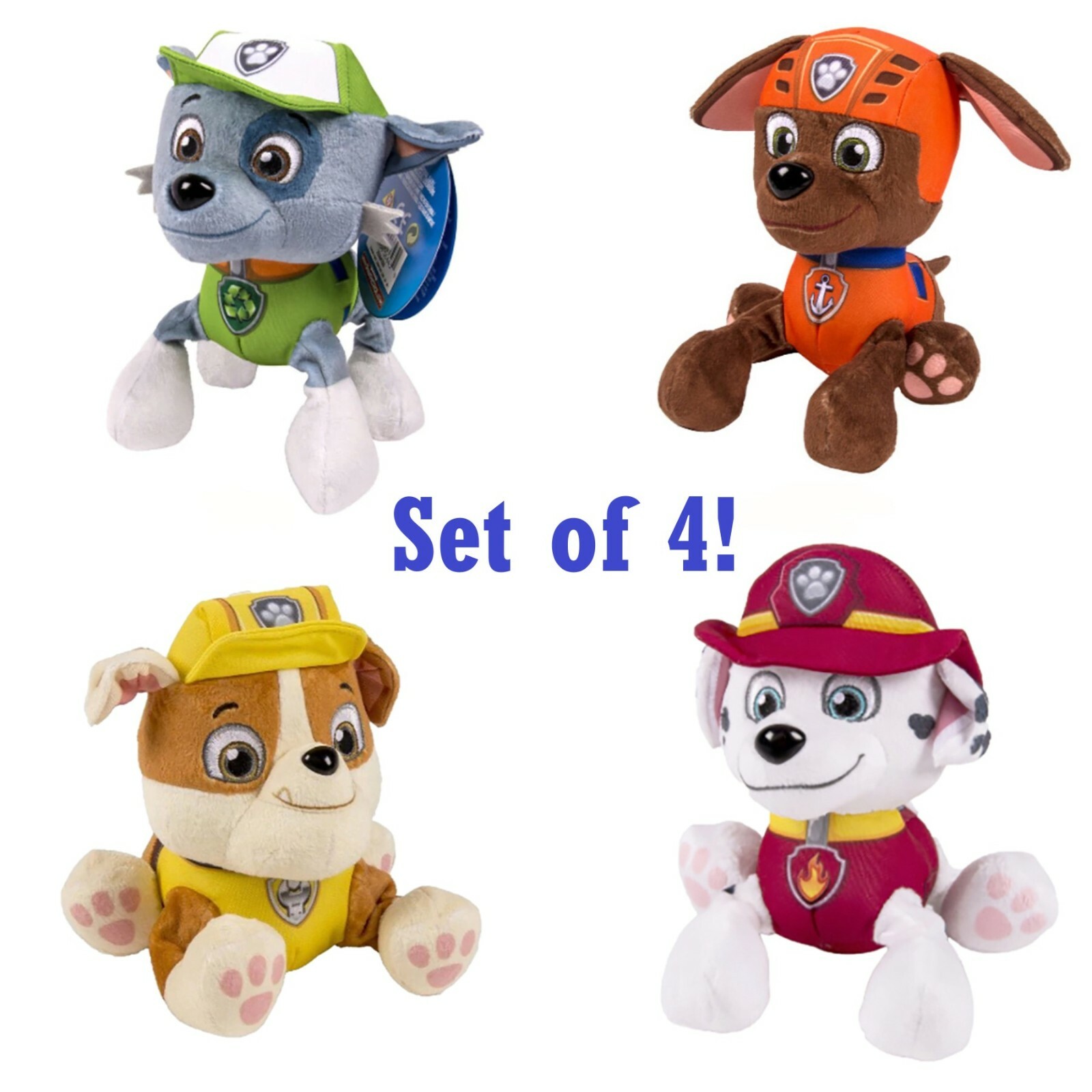 paw patrol plush toy set