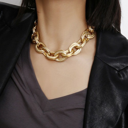 Thick gold chain for women deals