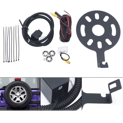 Set W/ Spare Tire Bracket For 2007-2018 Jeep Wrangler Jk