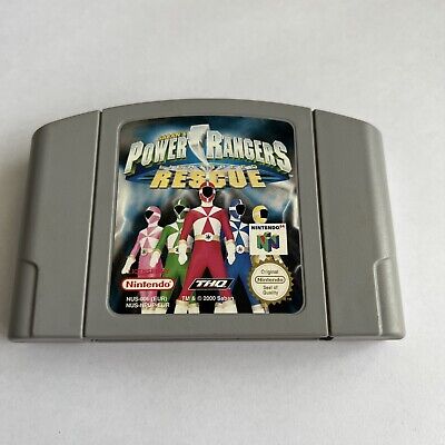 N64 Game Saban's Power Rangers Light Speed Rescue Cartridge only Nintendo Pal
