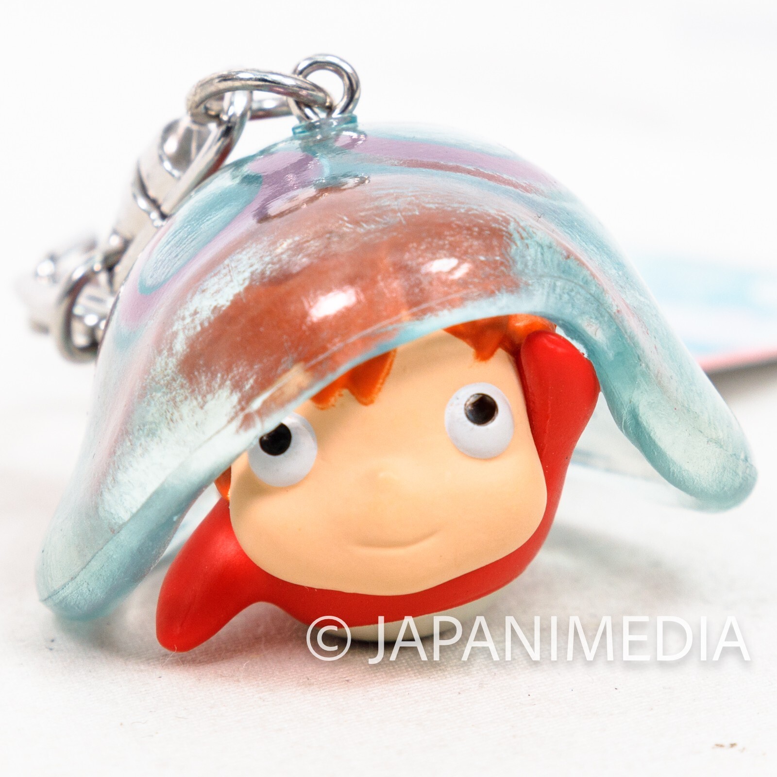 Ponyo on the Cliff by the Sea Mini Figure Keychain Ghibli