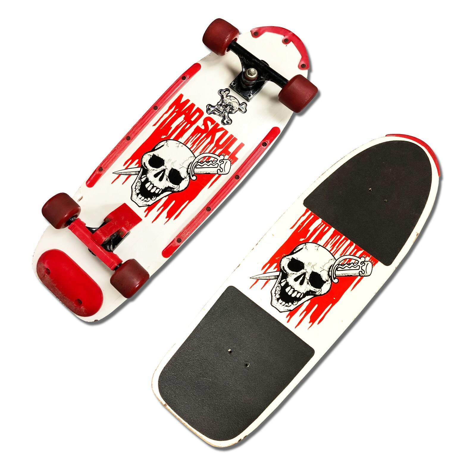 1980年代 MAD SKULL スケボー Barry E.Smith 1980年代 MAD SKULL スケボー Barry E.Smith