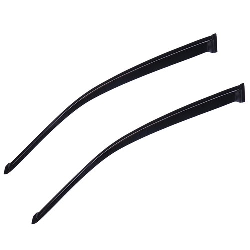 Dark Black Side Wind Deflectors Window Visors Vent For 01-05 Honda Civic Coupe