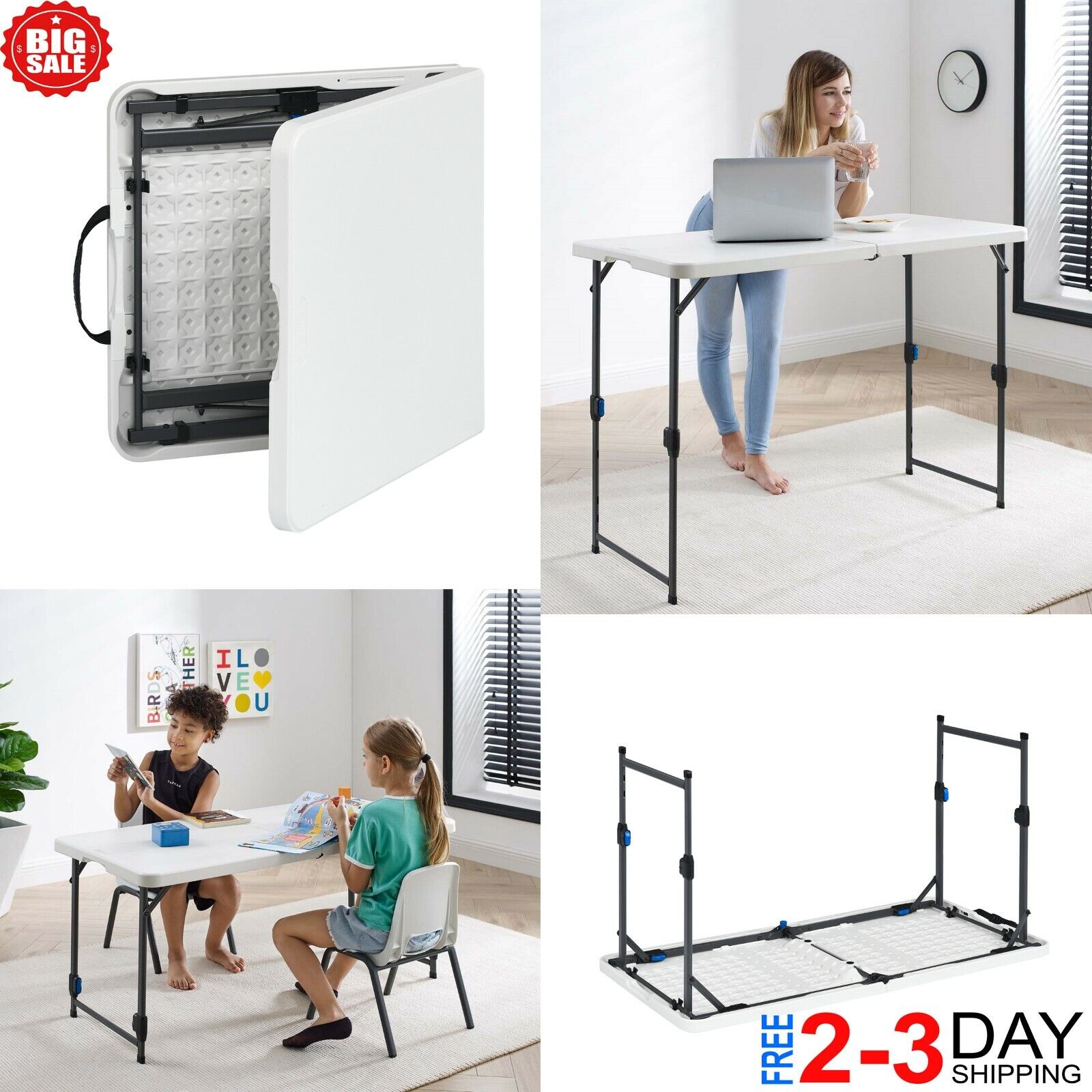 Mainstays adjustable height table discount