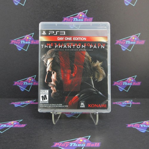 Solid V 5 The Phantom Pain + Map Ps3 Playstation 3 - Complete Cib