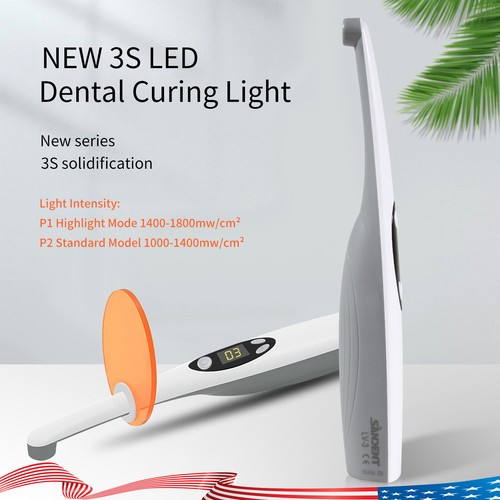 Dental LED Curing Light Cure Lamp LED-B Wireless Cordless Composite Resin FDA-T4