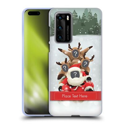 CUSTOM CUSTOMIZED PERSONALIZED CHRISTMAS SOFT GEL CASE FOR HUAWEI PHONES 4