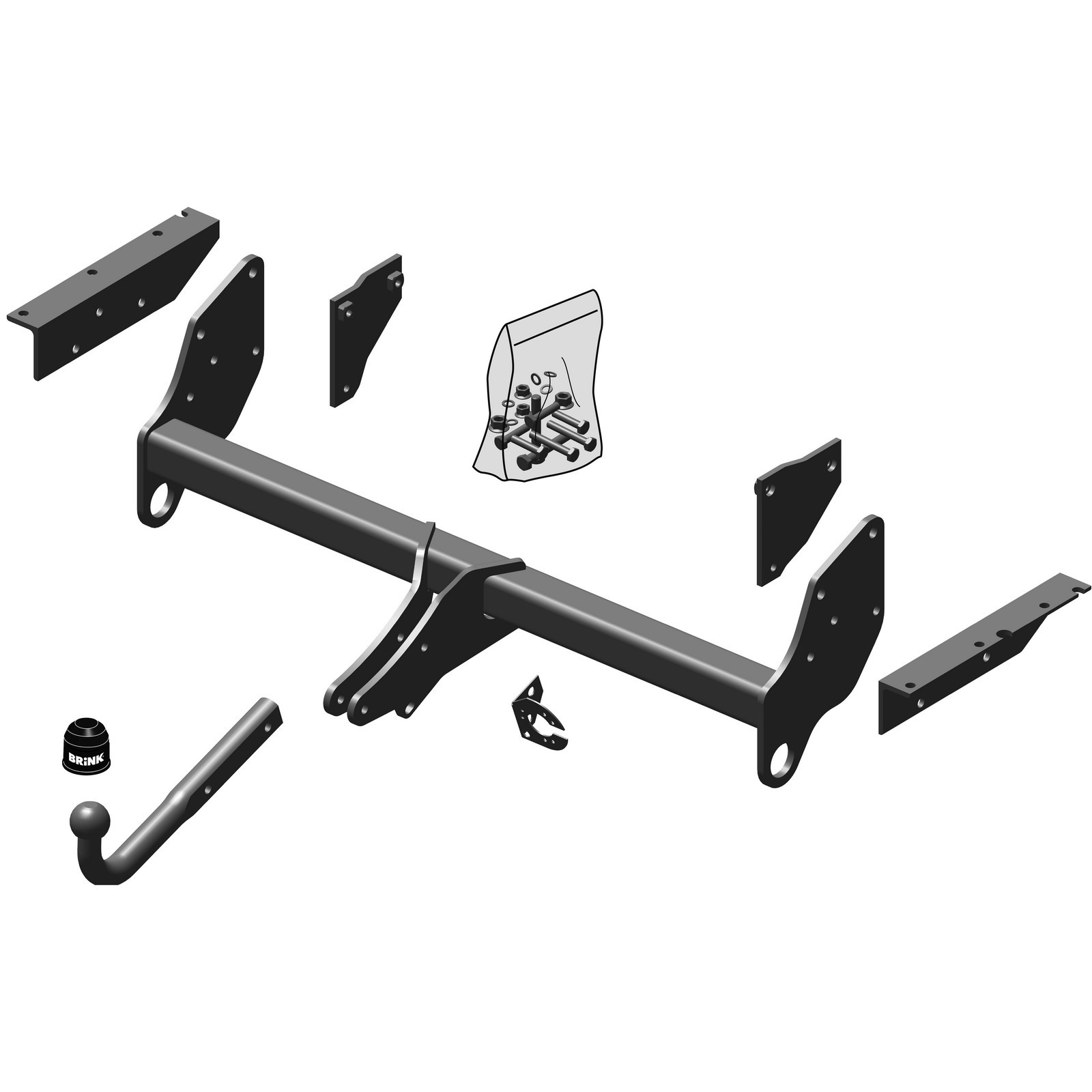 Brink Towbar for BMW 2 Series Gran Tourer F46 2014 Onwards Swan Neck Tow Bar