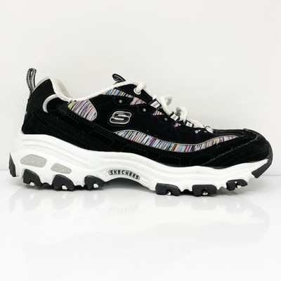 

Skechers Womens D Lites Interlude 11978W Черная повседневная обувь Кроссовки Размер 6.5, Черный, D Lites Interlude