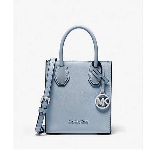 バッグ me Mercer Extra-Small Pebbled Leather Crossbody Bag in PRIMROSE