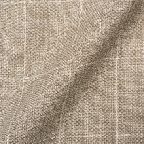 Pre-owned Sartoria Partenopea For Drinkwater's Gray Windowpane Linen Jacket Current M