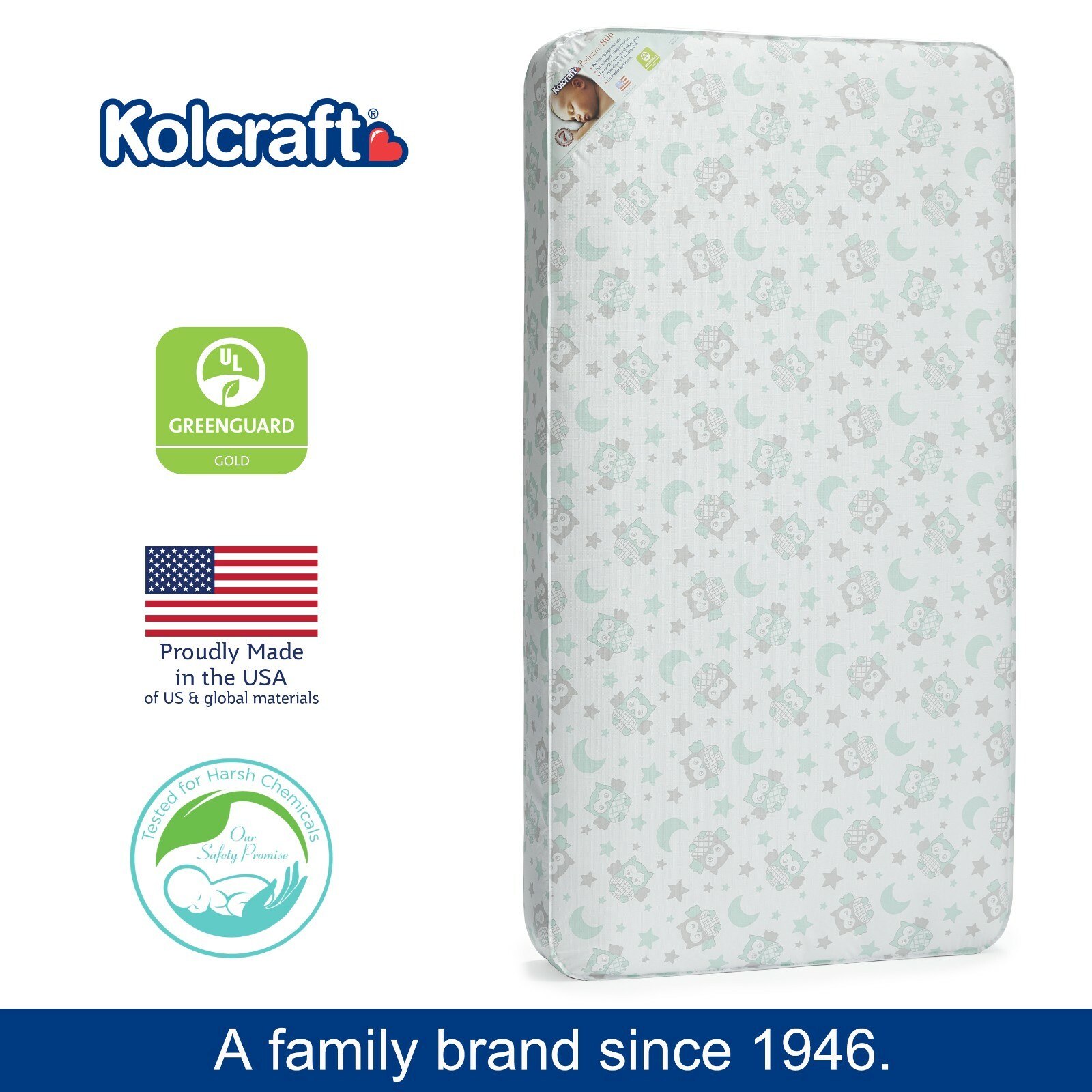 Kolcraft pediatric 800 toddler and crib mattress sweet dreams new arrivals