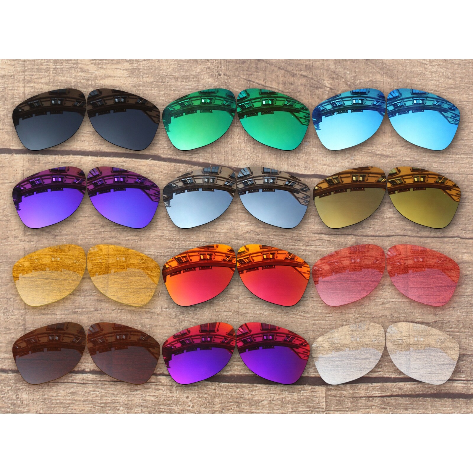 Vonxyz 20 Color Replacement Lenses for Oakley Crosshair New 2012