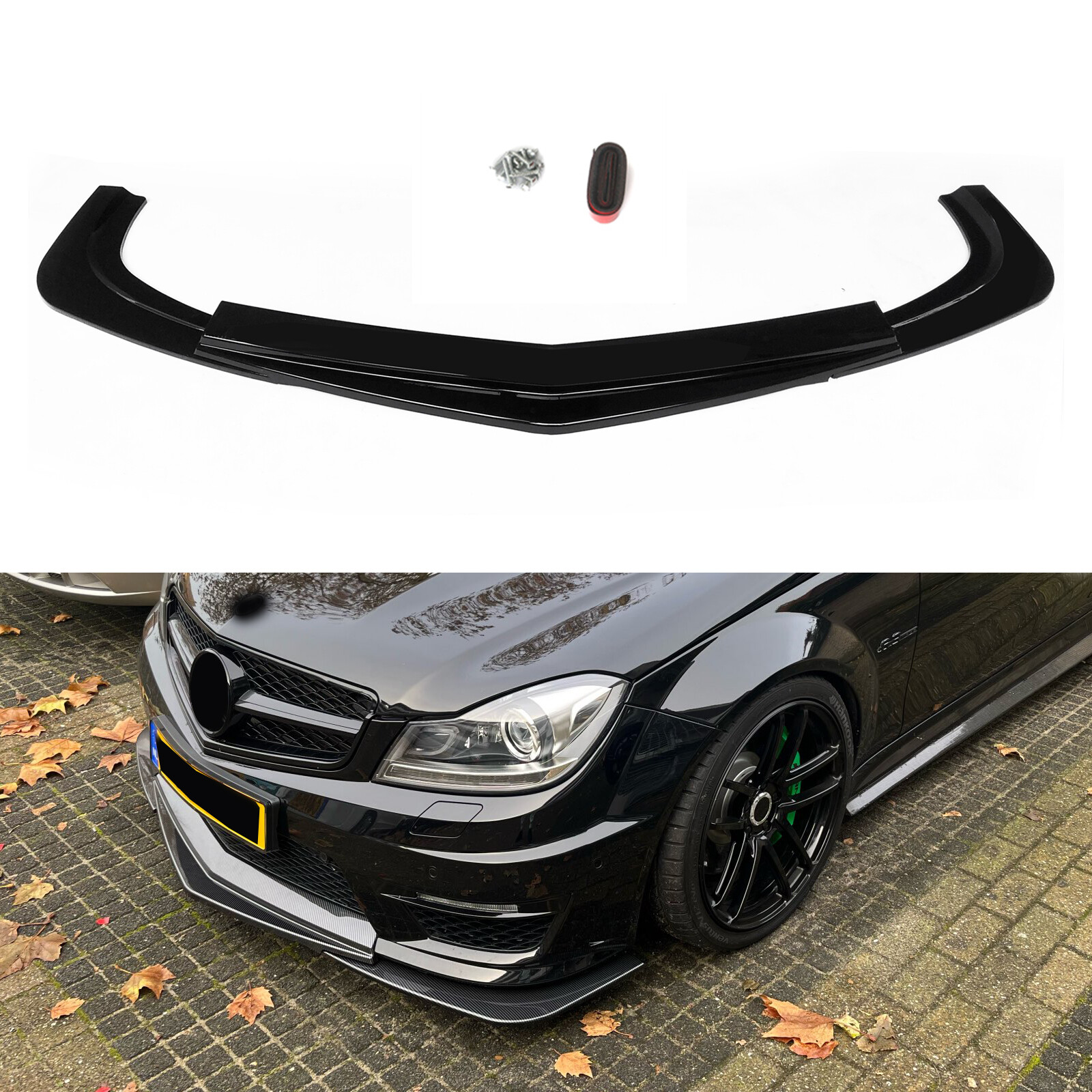 Mercedes w204 front lip discount