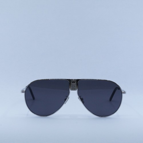 Pre-owned Dior Ice Au F0a0 Palladium/grey 63-11-150 Sunglasses Authentic In Gray