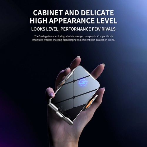 30W Fast Wireless Car Charger Automatic Clamping Mount Air Vent Phone Holder