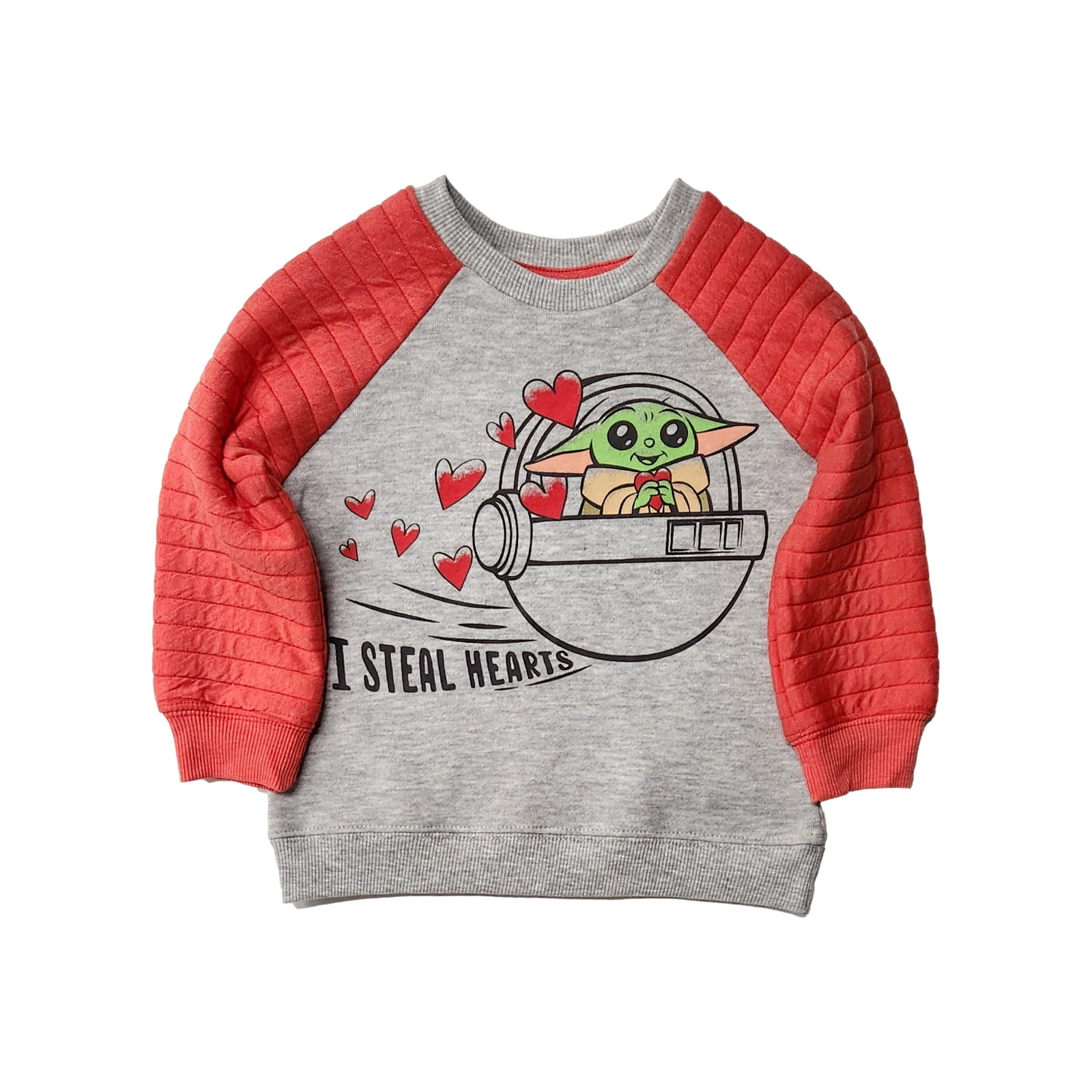 Star Wars Infant Boys Baby Yoda I Steal Hearts Sweatshirt Size 12 Months