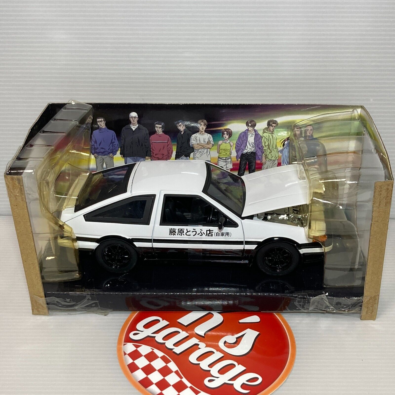 Jada Toys 1/24 Toyota Trueno AE86 Initial D Takumi Hachiroku Jada Toys 1/24 Toyota Trueno AE86 Initial D Takumi Hachiroku