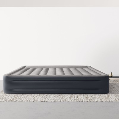 Intex Dura Beam Deluxe Raised Blow Up Air Mattress Bed with Built In Pump, King