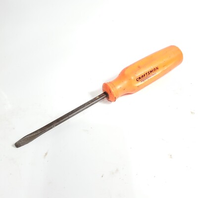 Craftsman Professional Flathead Screwdriver Orange 41892