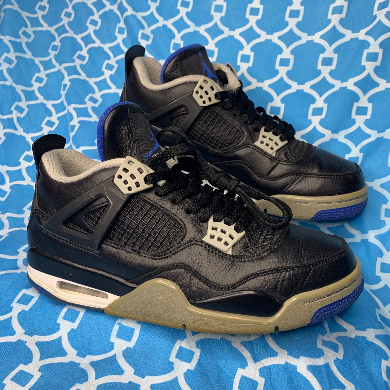Nike Air Jordan IV 4 Retro Men s size 8 Motorsport Alternate Black 308497 006 eBay