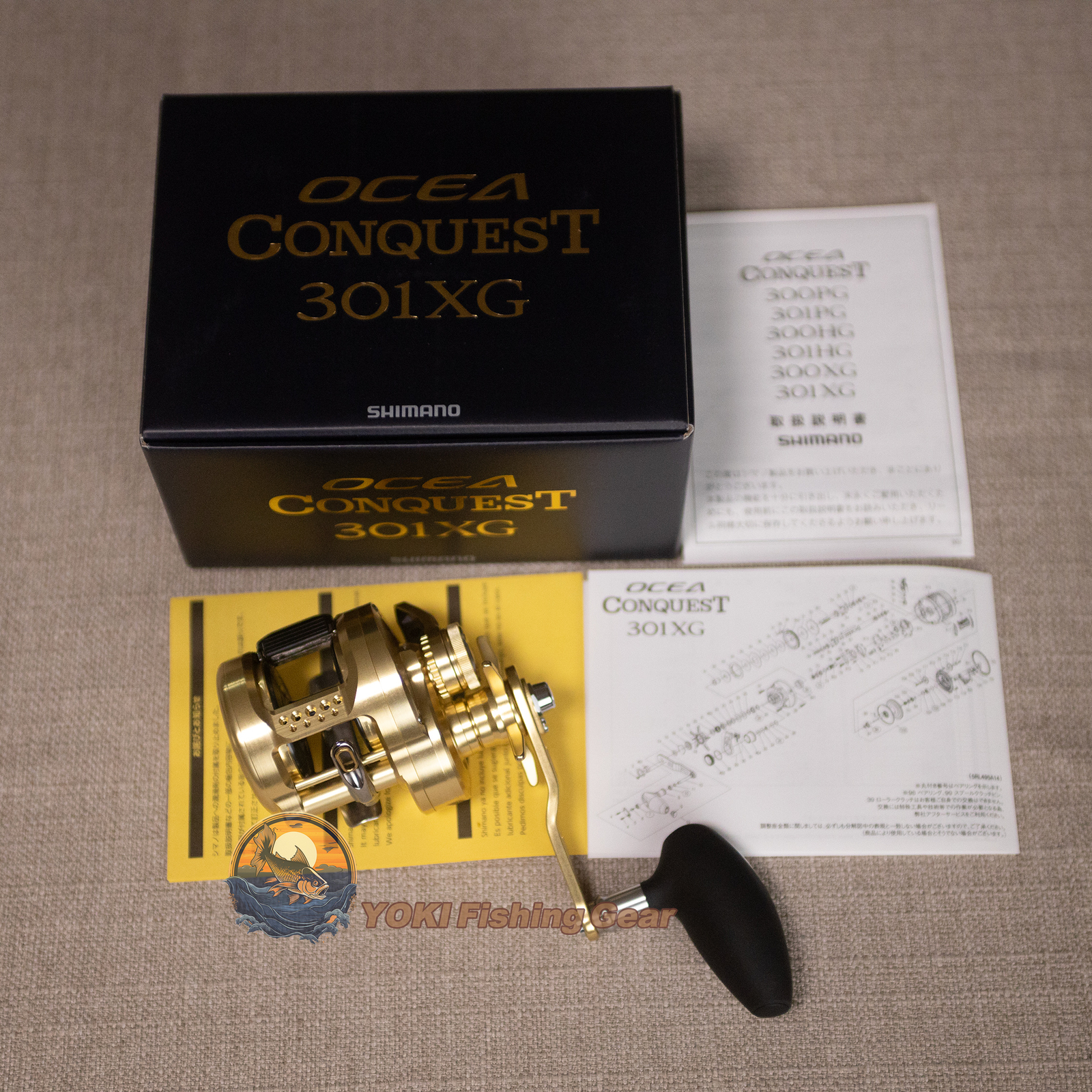 【MC】SHIMANO OCEA CONQUEST 301XG Shimano 23 Ocea Conquest 301 XG Baitcast Reel Left Hand