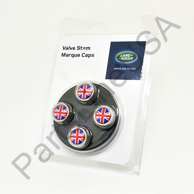 Genuine Land Rover British Red Blue Valve Stem Marque Cap VPLRW0151 LR027664