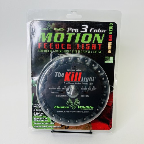Elusive Wildlife Technologies LP Kill Light Pro 3 Color Motion Feeder Light