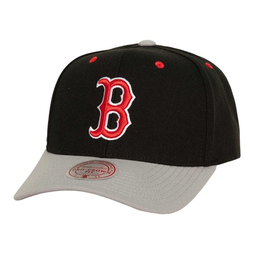 МУЖСКАЯ КЕПКА MITCHELL & NESS MLB BRED PRO RED SOX - ЧЕРНАЯ