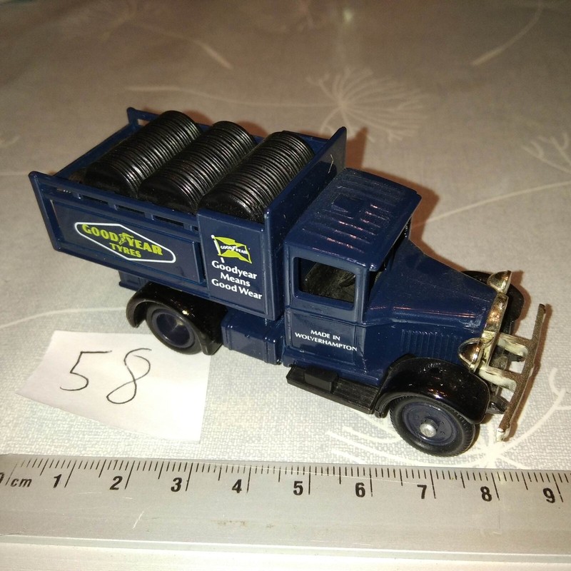 Vintage Lledo Die Cast [58]   - 1934 Ford Stake Truck Goodyears Tyres