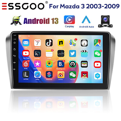 Android 13 Carplay For Mazda3 2003-09 Car Stereo Touch Screen WIFI GPS FM+Camera
