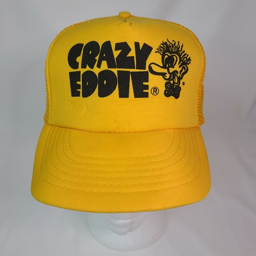Crazy Eddie Snapback Trucker Hat Original Vintage 1980s NEW