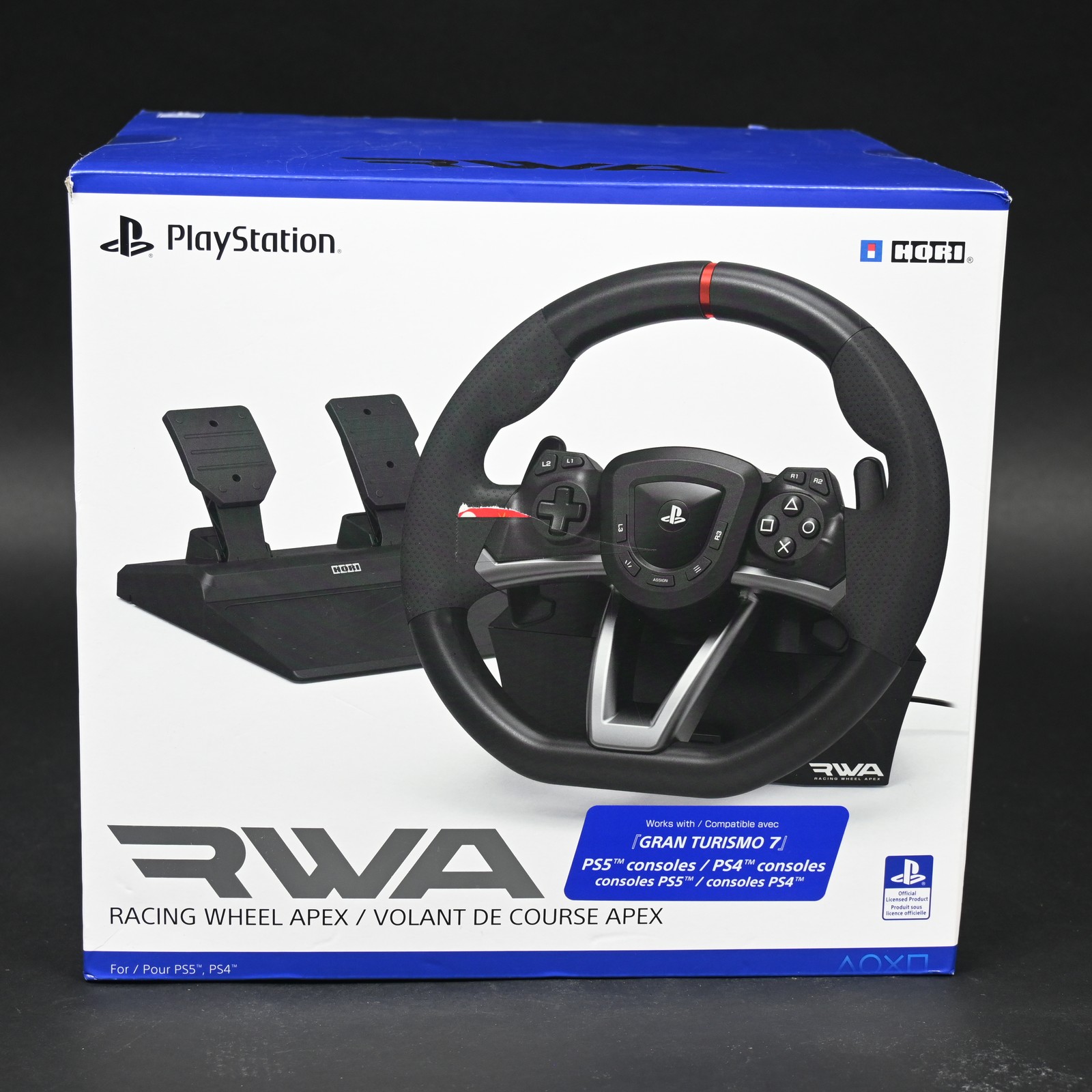 HORI Racing Wheel Apex for Playstation 5, PlayStation 4 and