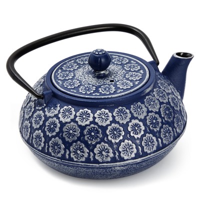 Japanese Cast Iron Teapot with Infuser for Loose Leaf and Tea Bags (34oz)