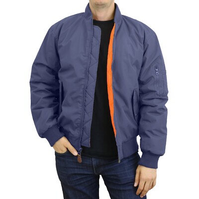 ~SPIRE Men's Heavyweight Bomber Flight Jacket & Arm Pocket ( Sizes, S-2X ) NWT~