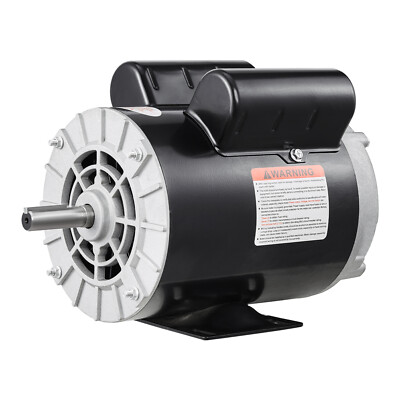 5HP SPL Air Compressor Motor 230V 17.6A 3450RPM 56 Frame CW/CCW Rotation
