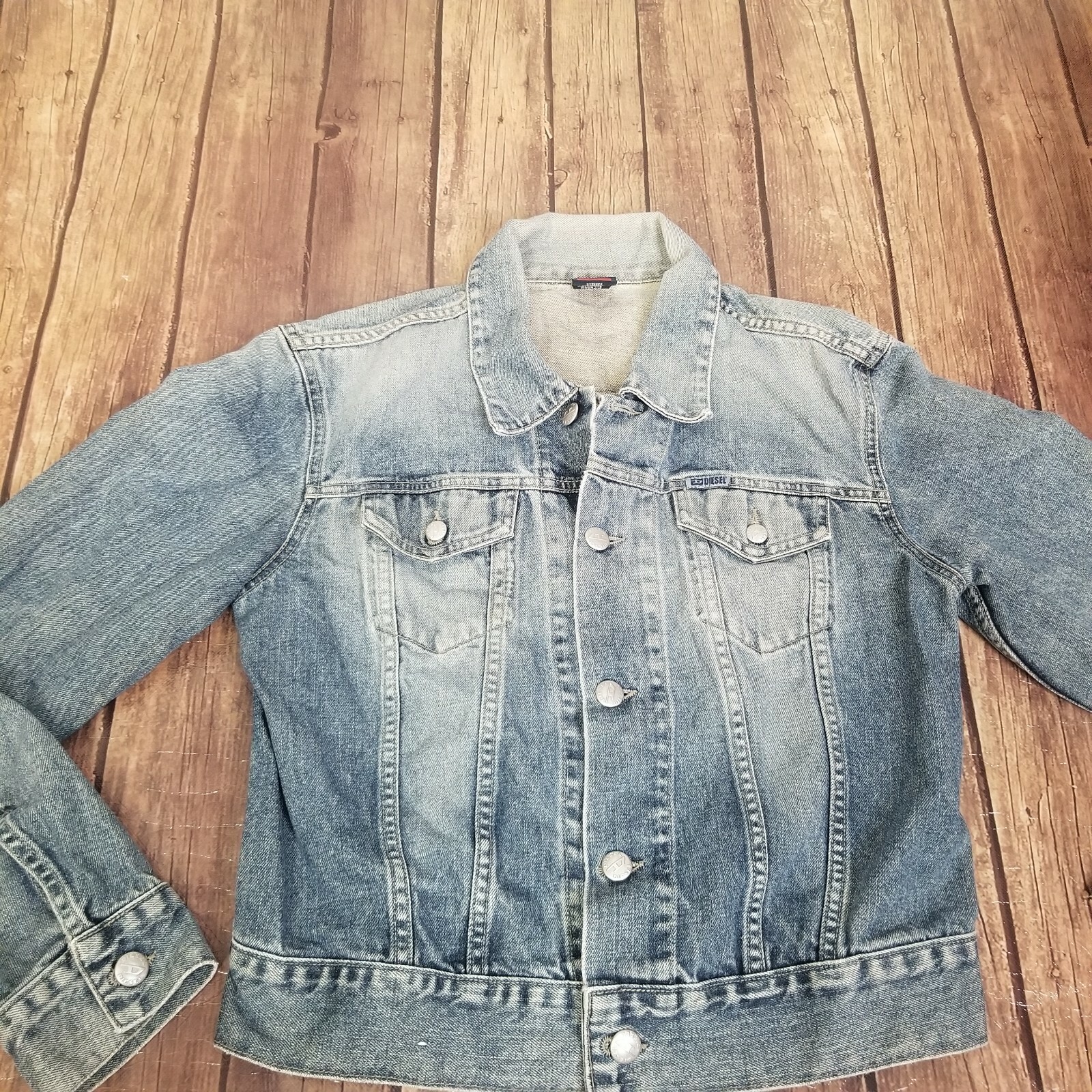 Diesel Denim Jacket Womens M Medium 