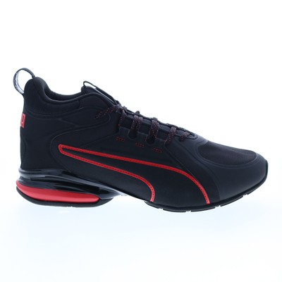 Puma Axelion Mid 37711903 Мужские черные кроссовки из парусины
